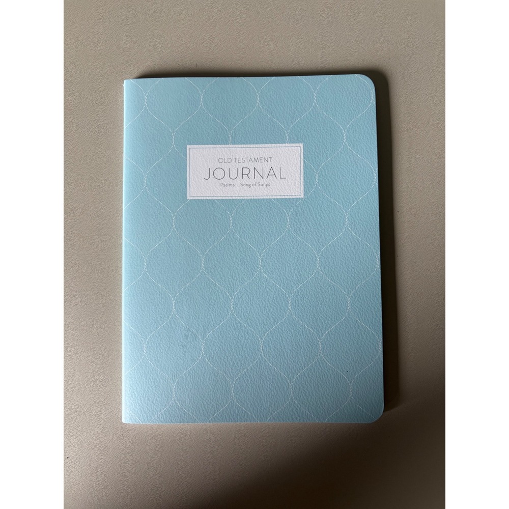 Old‎ Testament Journal Psalms to Song of Songs Light Blue Guided Study Notebook